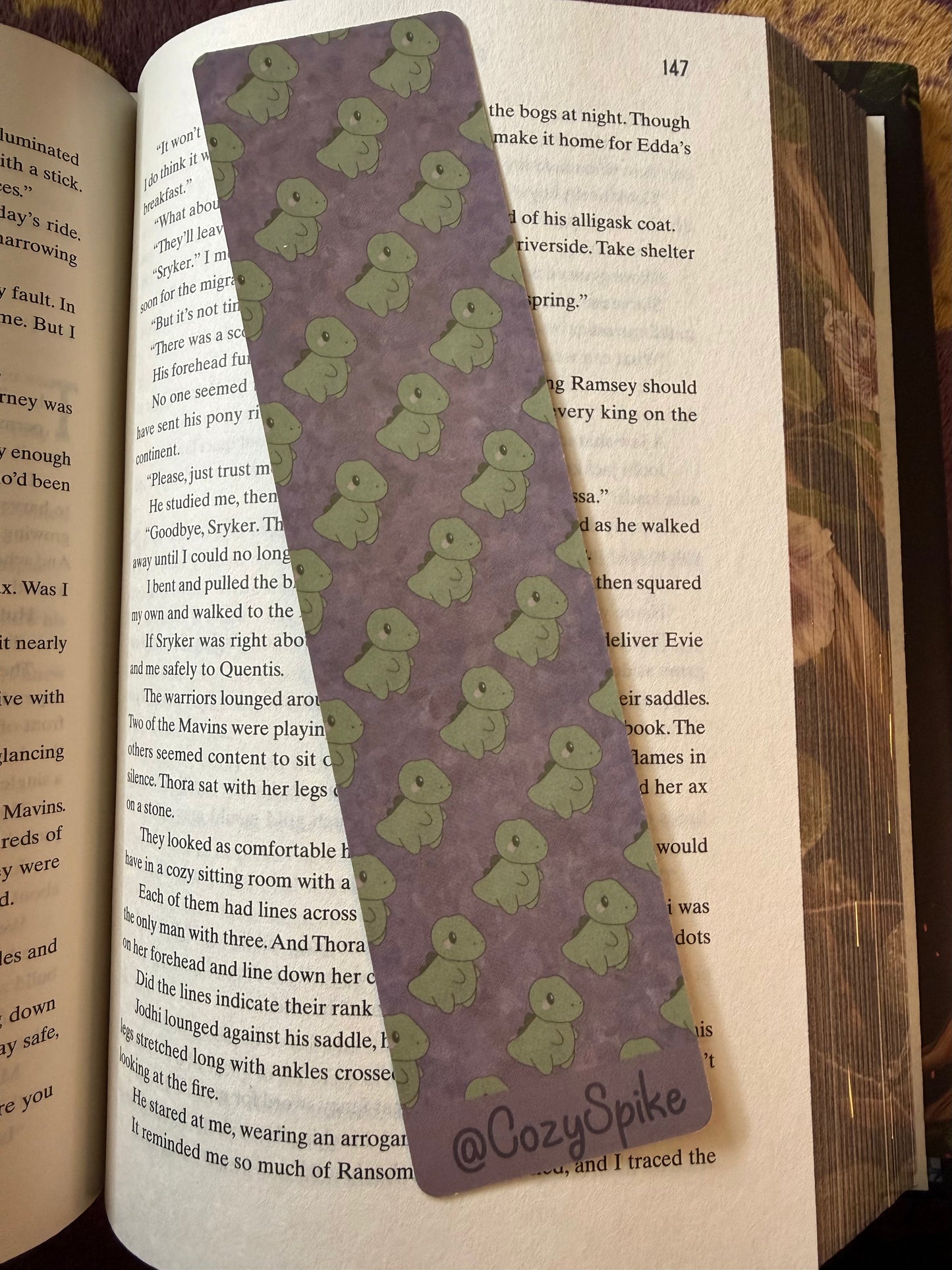 Chubby T.rex Bookmark