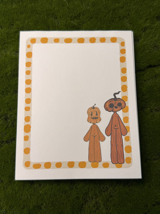 Pumpkin Buddies Notepad