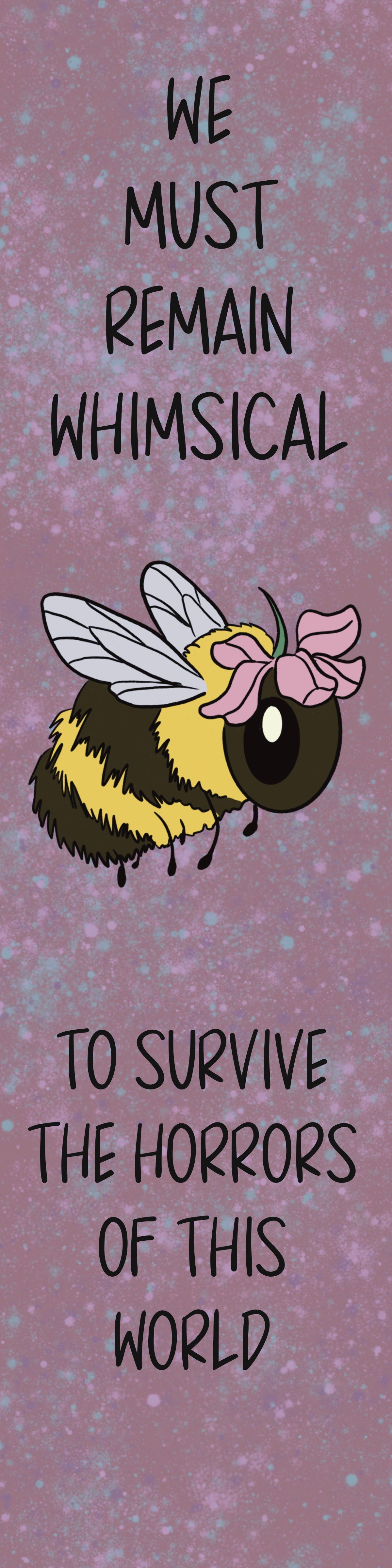 Whimsical Bee Bookmark
